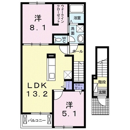 スプリングパークの物件間取画像